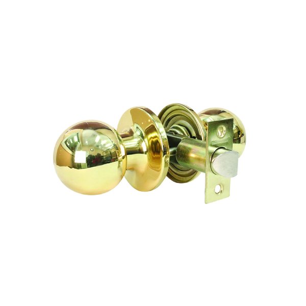 Premier Lock Passage Door Knob, Solid Brass PA03